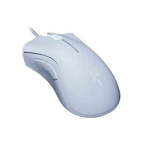 Gaming Mouse Deathadder Essential Mouse Ottico Ergonomico, Bianco, Cablato - Foto 2
