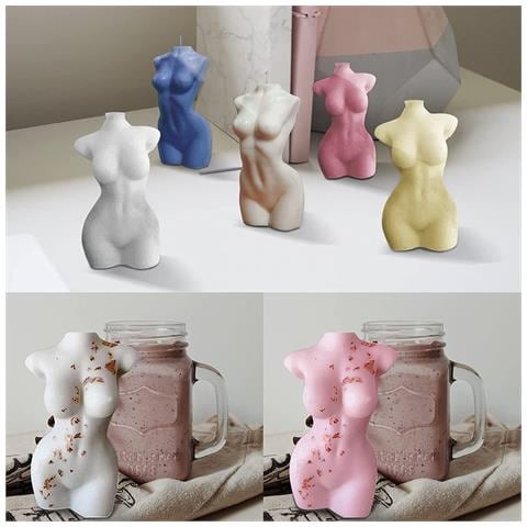 Stampo Candela In Silicone Fai Da Te - Stampo In Silicone Corpo Femminile 11 Cm - Foto 8