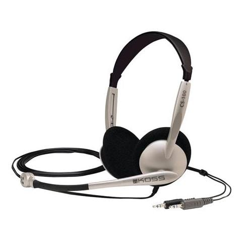 Headphones Cs100 Archetto / sull'orecchio, 3,5 Mm (1/8 Di Pollice), Microfono, Nero / oro, - Foto 1