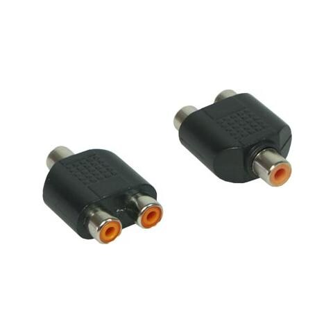 5 Pezzi Accoppiatore RCA Femmina/femmina Da Pannello – Qualitek Con Dado E Rondella