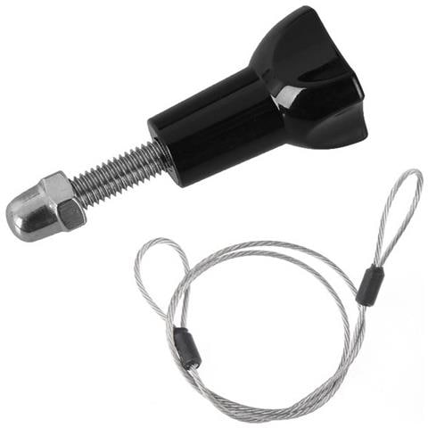 Vite Bullone St-150 Con Cavo Di Sicurezza In Acciaio Silver Per Gopro Hd Hero - Nylox - Action - Foto 1