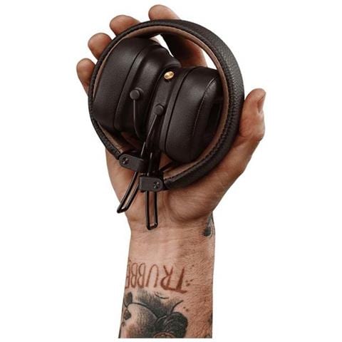 Major IV Cuffia Stereo Padiglione Auricolare Bluetooth con Microfono Integrato Colore Marrone - Foto 4