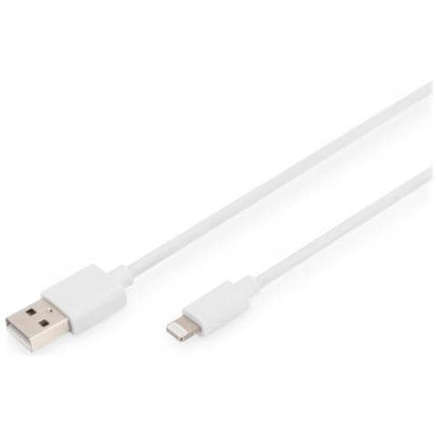 Digitus Da Lightning A Cavo Dati/di Ricarica Usb A, Certificato Mfi  Mt 2 - Foto 1