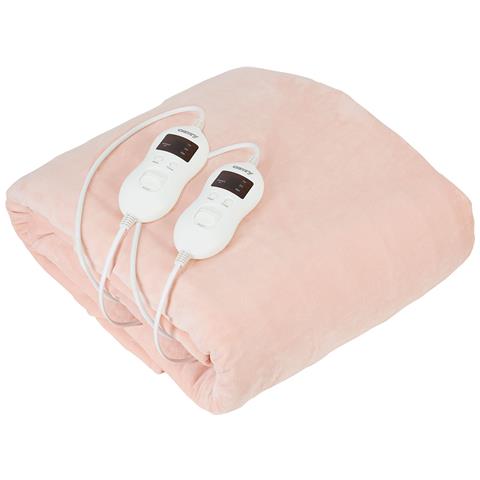 Briebe Eb1134 Scaldaletto Elettrico Doppio 150 X 160 Cm,8 Livelli Di Temperatura, Lavabile 120w Crema - Foto 1