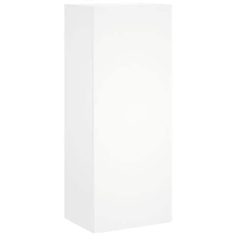 Mobile Tv A Parete Bianco 40,5x30x102 Cm In Legno Multistrato - Foto 2