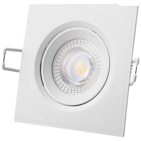 Downlight LED da Incasso Quadro Bianco 5W 380 Lumen - Foto 1