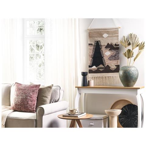 Decorazione Da Parete In Tessuto Sangar Rettangolare Cotone Paesaggio Multicolore - Foto 1