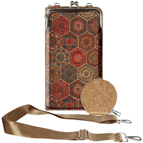 Borsello Sughero, Collezione Corkart, Chiusura Cerniera / A Scatto - Foto 1