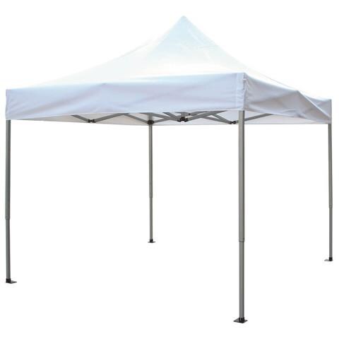 Gazebo Pieghevole Da Esterno 3x3 Mt Con Struttura In Alluminio E Telo In Poliestere Compact - Foto 1
