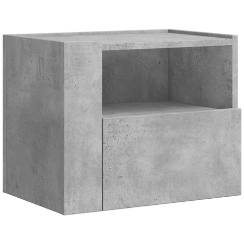 Comodino a Muro Grigio Cemento 45x30x35 cm - Foto 2