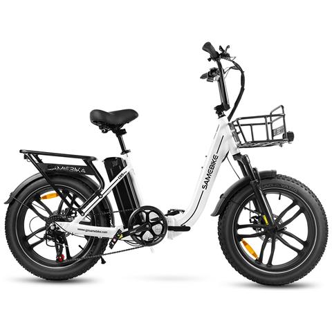 C05 Pro Bicicletta Elettrica - Potenza 350w Batteria 36v13ah Autonomia 35km Freno A Disco Meccanico - Bianco - Foto 1