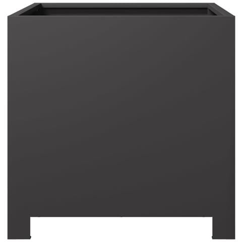 Fioriere Da Giardino 2 Pz Nere 40x40x40 Cm In Acciaio - Foto 10