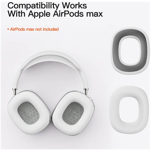 Cuscinetti Auricolari Per Cuffie Airpods Max White - Foto 2