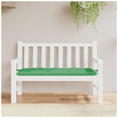 Cuscino Per Panca Verde 120x50x7 Cm In Tessuto Oxford - Foto 3