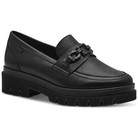 Black Nappa Elegant Closed Loafers Mocassino Sintetico E Tessile Scarpe Donna Nero Eu 38, 5-24710-43 022 - Foto 1