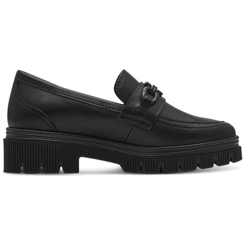Black Nappa Elegant Closed Loafers Mocassino Sintetico E Tessile Scarpe Donna Nero Eu 38, 5-24710-43 022 - Foto 3