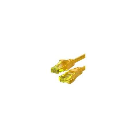 Cavo Di Rete Patch U /utp Cat. 6a Lshf 1 Mt Giallo - Foto 1