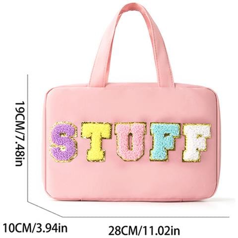 Borsa Da Toilette Da Appendere Per Viaggi Borsa Per Cosmetici Impermeabile Pink - Foto 2