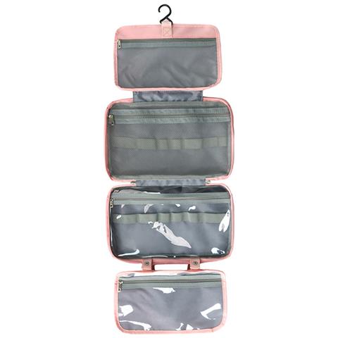 Borsa Da Toilette Da Appendere Per Viaggi Borsa Per Cosmetici Impermeabile Pink - Foto 5