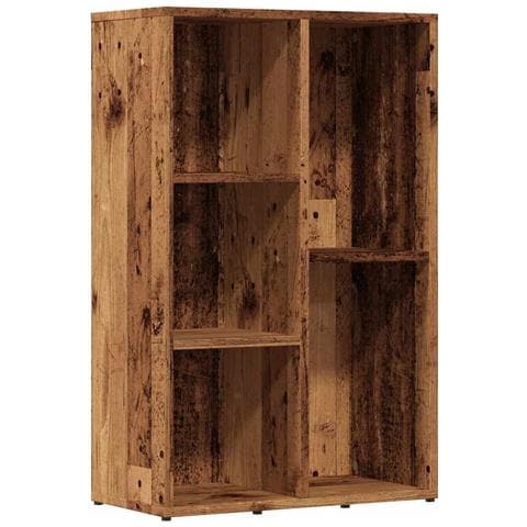 Libreria Legno Antico 50x25x80 Cm In Legno Multistrato - Foto 1
