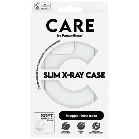 CARE by PG TP X-Ray Sof Basic iPhone 15P custodia per cellulare Cover Trasparente - Foto 4