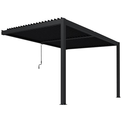 Pergola Bioclimatica Addossata 3 X 2,5 M - Foto 1