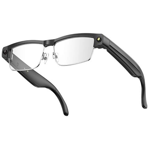 Occhiali Ai Intelligenti (montatura Argento) Con Videocamera Hd E Assistente Vocale Transparent - Foto 1