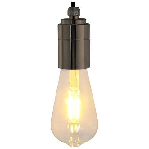 Portalampade 2 pz Nero Lucido E27 - Foto 2