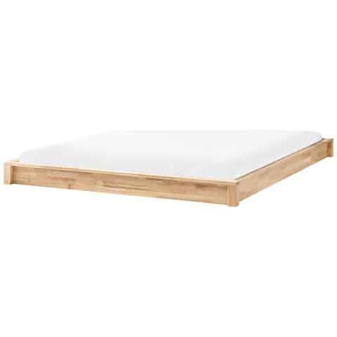 Letto Senza Testata Legno Antras 180 X 200 Cm Marrone Chiaro - Foto 2