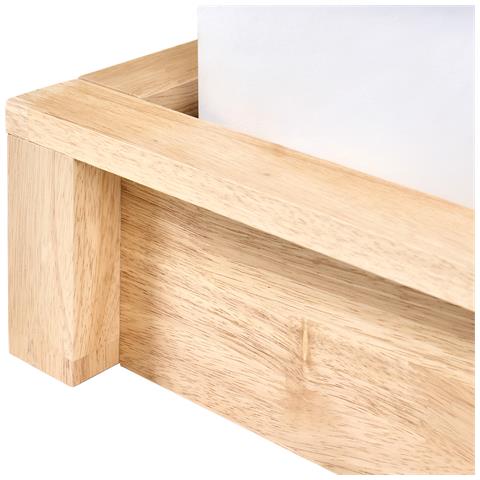 Letto Senza Testata Legno Antras 180 X 200 Cm Marrone Chiaro - Foto 8