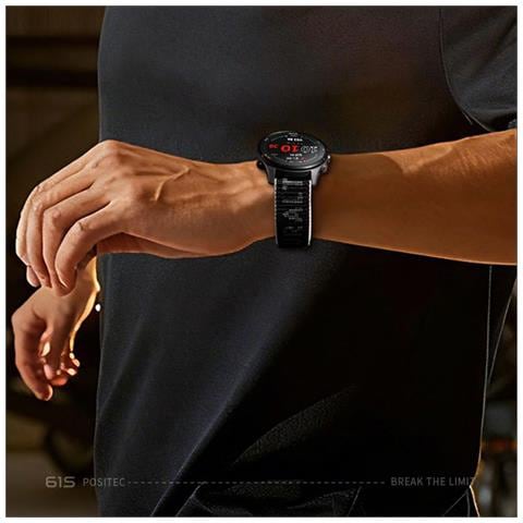 Cinturino In Nylon Bianco E Nero Compatibile Con Garmin 255/265/venu3/965/fenix 8/7 22 Mm - Foto 7