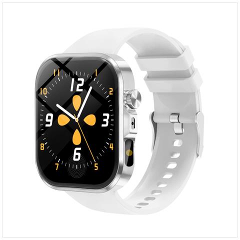 Smartwatch Multifunzione Con Chiamata Bluetooth E Monitoraggio Della Salute, Compatibile Con Smartphone Silver - Foto 1