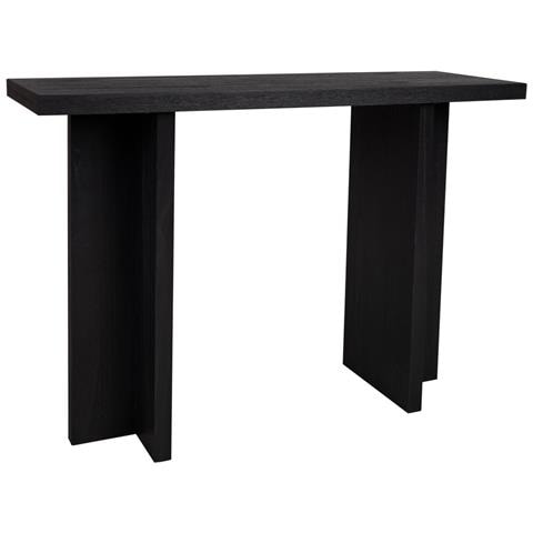 Mobile Da Ingresso In Legno Nero 120x40x81 - Foto 1