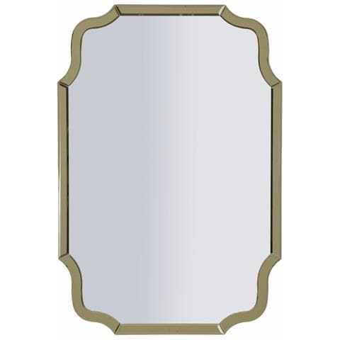 Specchio Da Parete Istanbul Sagomato Con Cornice Specchio Oro 54x84,5 Cm - Foto 1