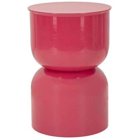 Tavolino Vkh1080-rosa-metallo-31x31x46 Cm - Foto 1