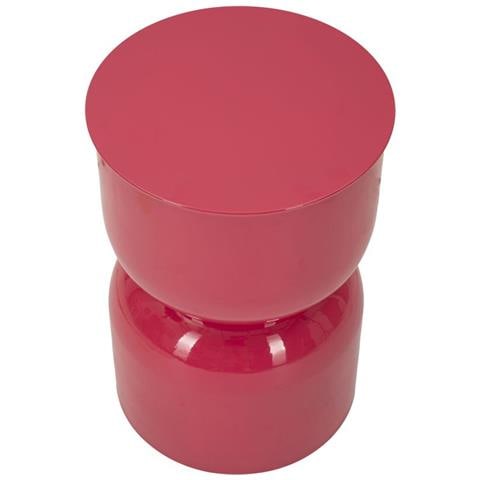 Tavolino Vkh1080-rosa-metallo-31x31x46 Cm - Foto 2