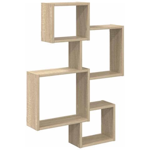 Mensole Cubo da Parete A parete Marrone 64 x 13,5 x 91,5 cm - Foto 1