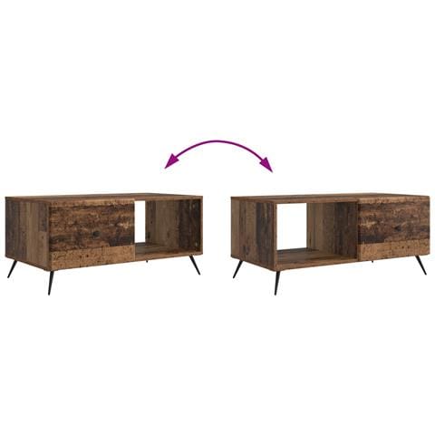 Tavolino da salotto Legno antico 90 x 50 x 40 cm - Foto 9