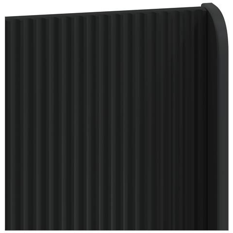 Struttura del letto con stoccaggio e testata Nero 180 x 200 cm - Foto 10