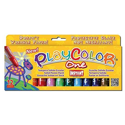 tempera solida playcolor 12 colori in stick da 10gr - Foto 2