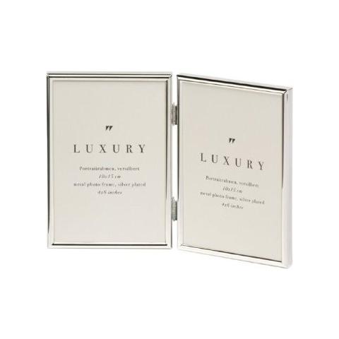 Chloe 2x10x15 argento Doppia cornice WD215S - Foto 2