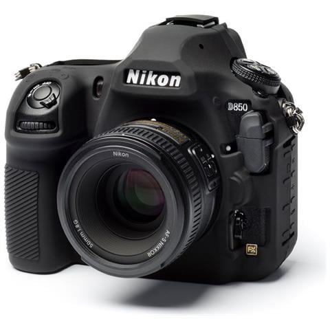 Custodia Protezione Soft In Silicone Morbido Camera Case Per Nikon D850 Nero - Foto 1