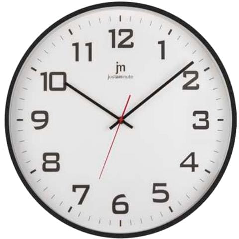 Justaminute 00880N orologio da parete e da tavolo Orologio al quarzo Cerchio Nero - Foto 1