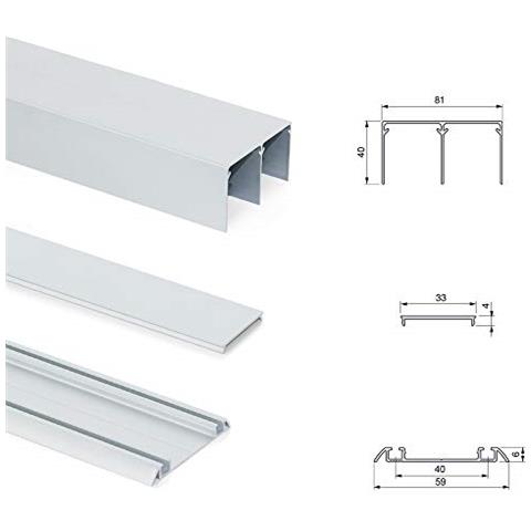 Armario Armadio 2 Puertas Con Perfiles Wave18 Y Cerre Suave - Foto 2