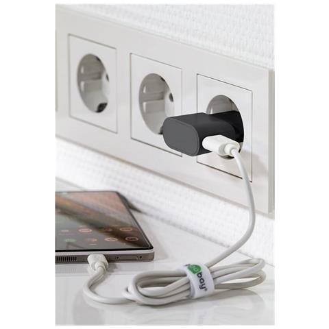 44947 Caricabatterie Per Dispositivi Mobili Interno Nero (Usb Charger. 1x Usb Port. Black. 1.0a) - Foto 7