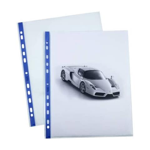 25 Buste Forate Pstel 22x30 Azzurro Liscio - Foto 2