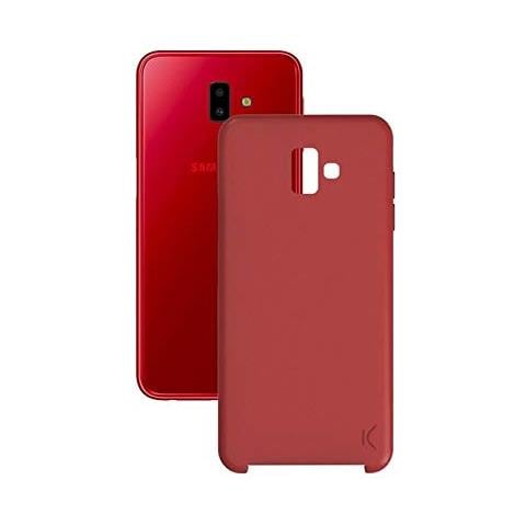 Custodia Per Cellulare Samsung Galaxy J6+ 2018 Soft Rosso - Foto 1
