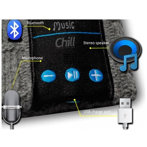 BB-03G, Stereofonico, Grigio, Digitale, Bluetooth, Play / pause, Track < , Track > , Volume +, Volume -, 20 mW - Foto 1