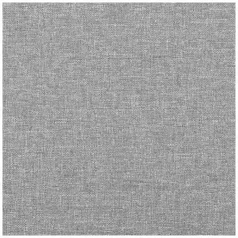 Giroletto senza Materasso Grigio Chiaro 180x200 cm Tessuto - Foto 2