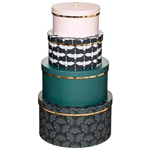 Scatola Di Cartone Cilindrica Con Coperchio - 10 X Ø 18,5 Cm - Foto 1